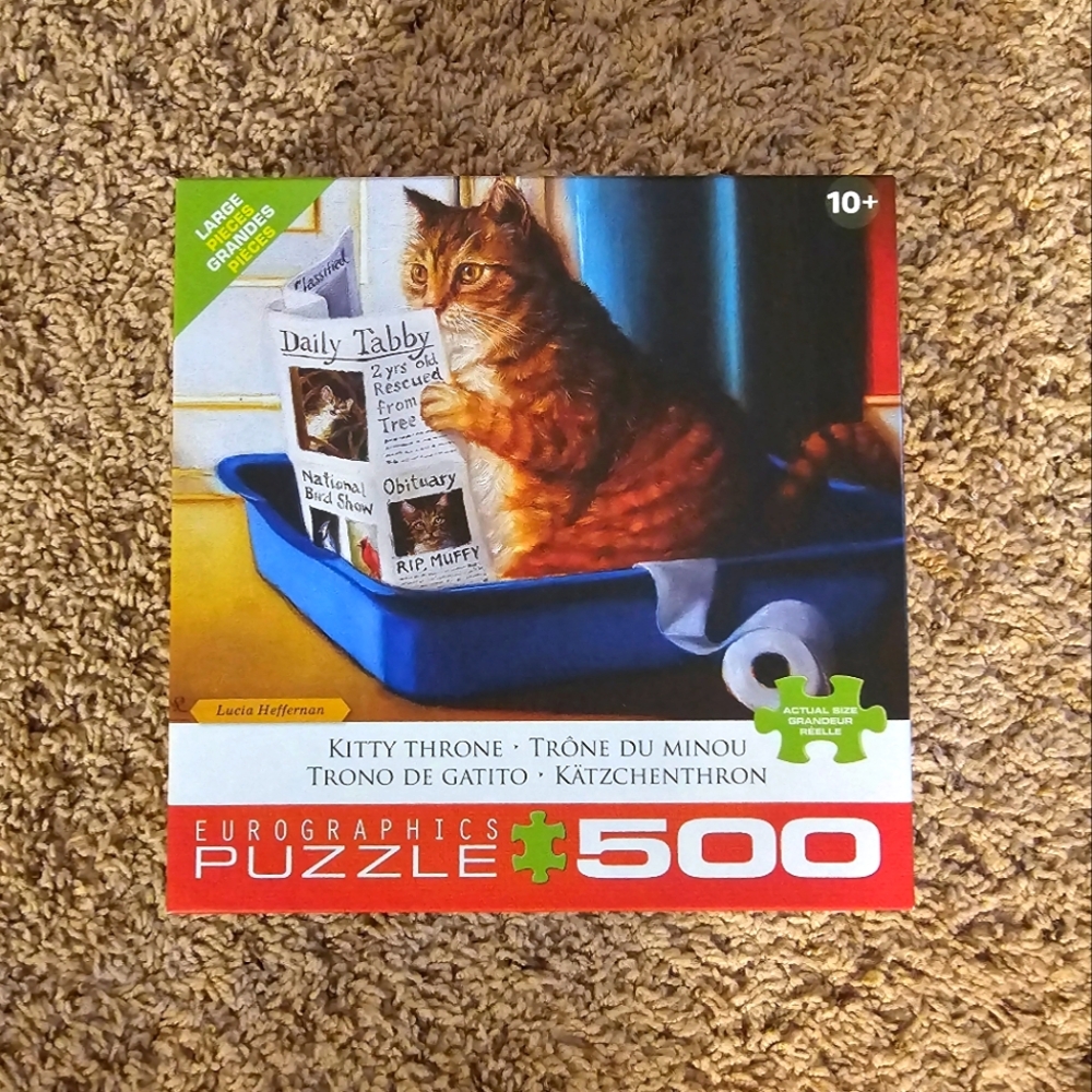 💛500 pieces cat puzzle